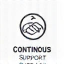 Icona di supporto continuo