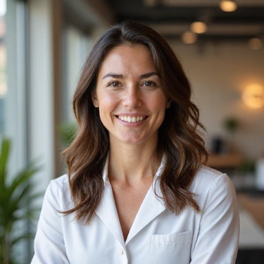 Ritratto professionale di un nutrizionista sorridente